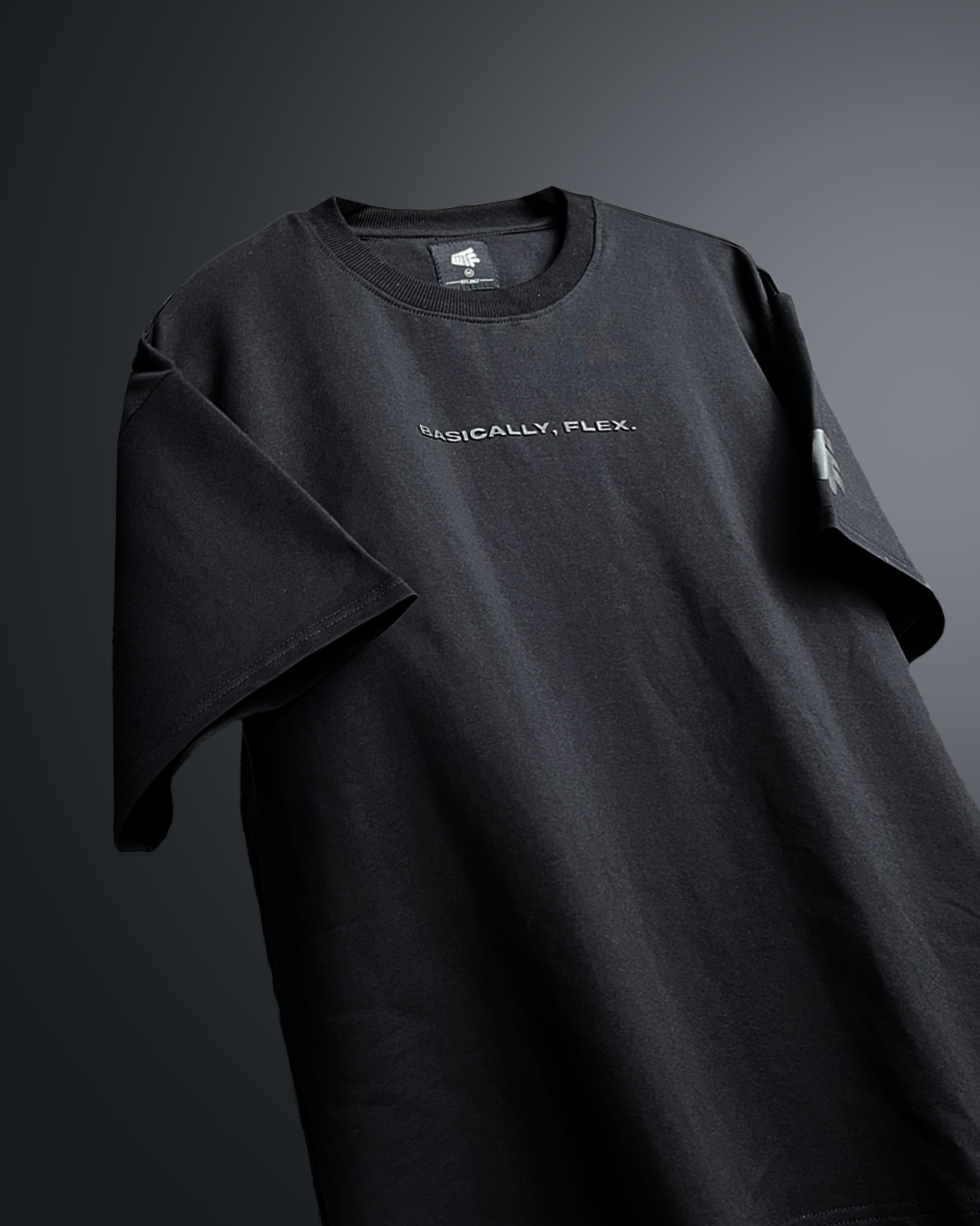 BASIC BLACK Heavyweight T-shirt