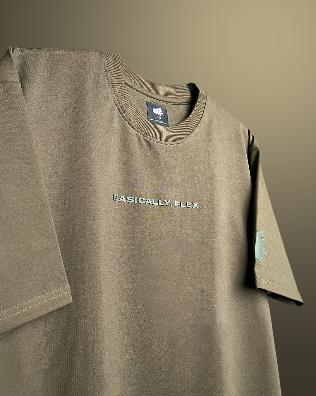 BASIC OLIVE Heavyweight T-shirt