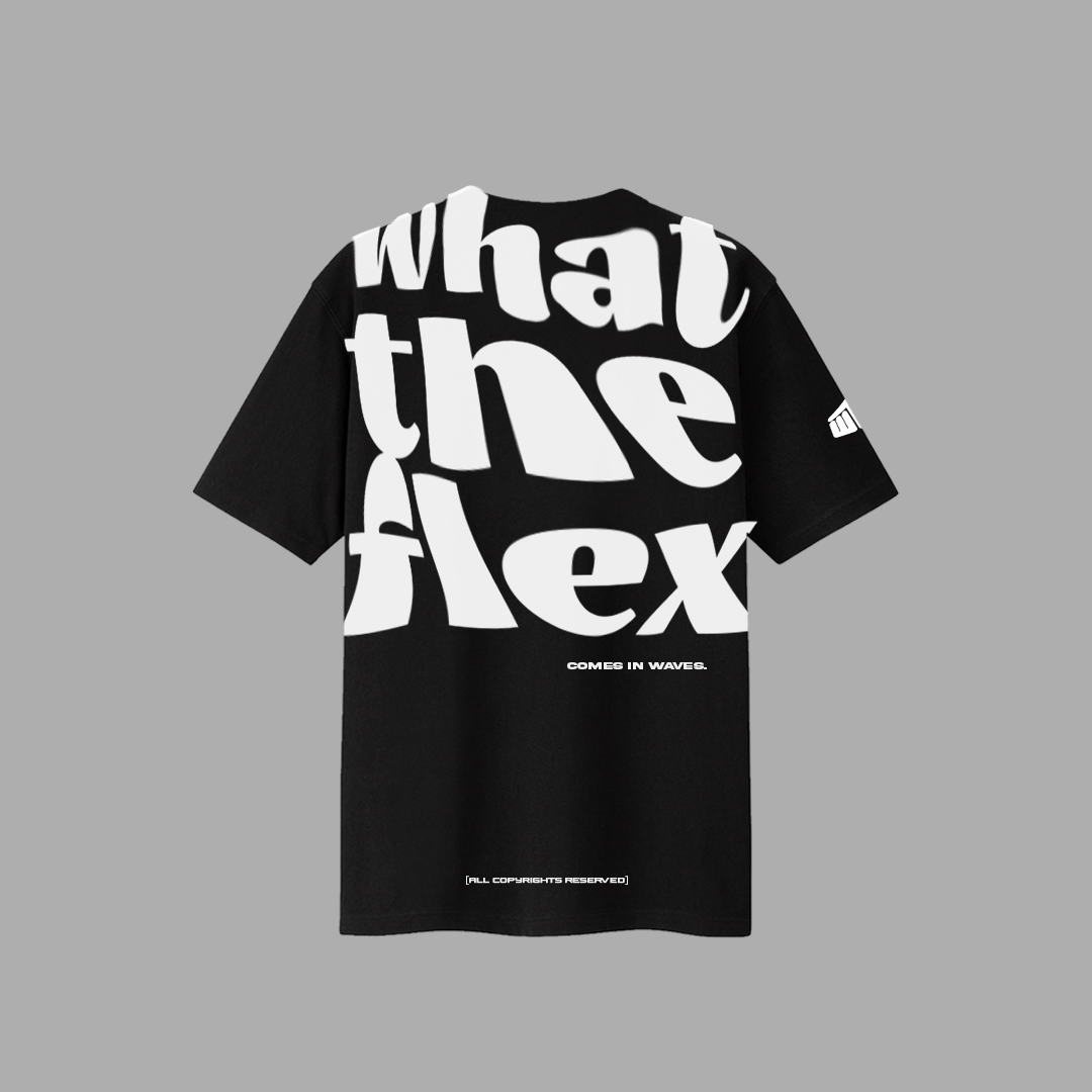 BLEED FLEX Black Heavyweight T-shirt