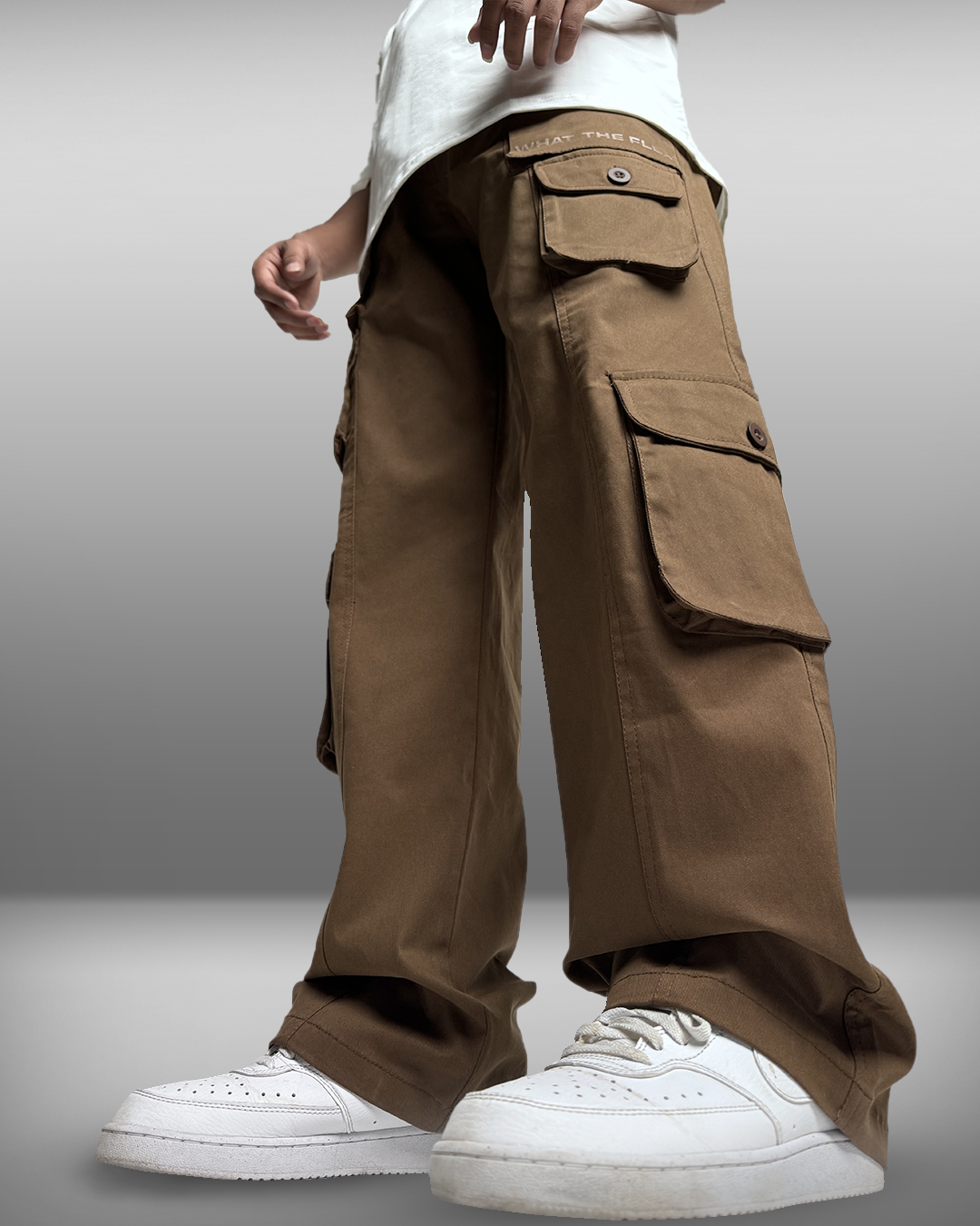 BROWN Pocket Cargo Pants