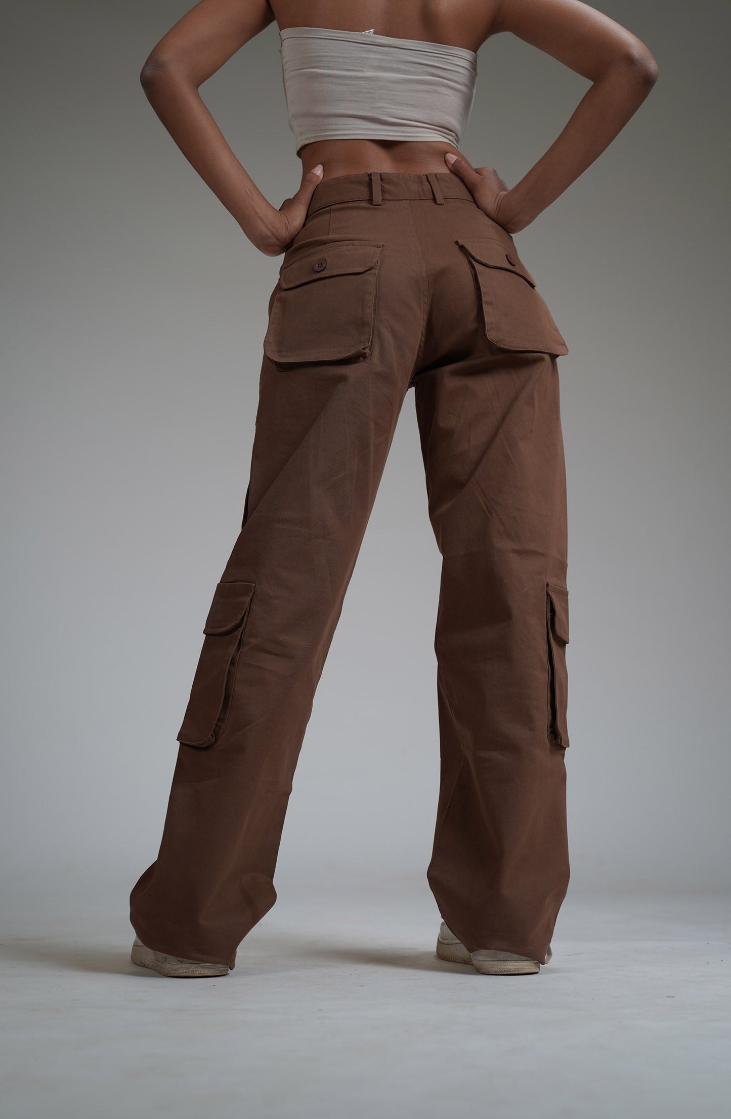 BROWN Pocket Cargo Pants