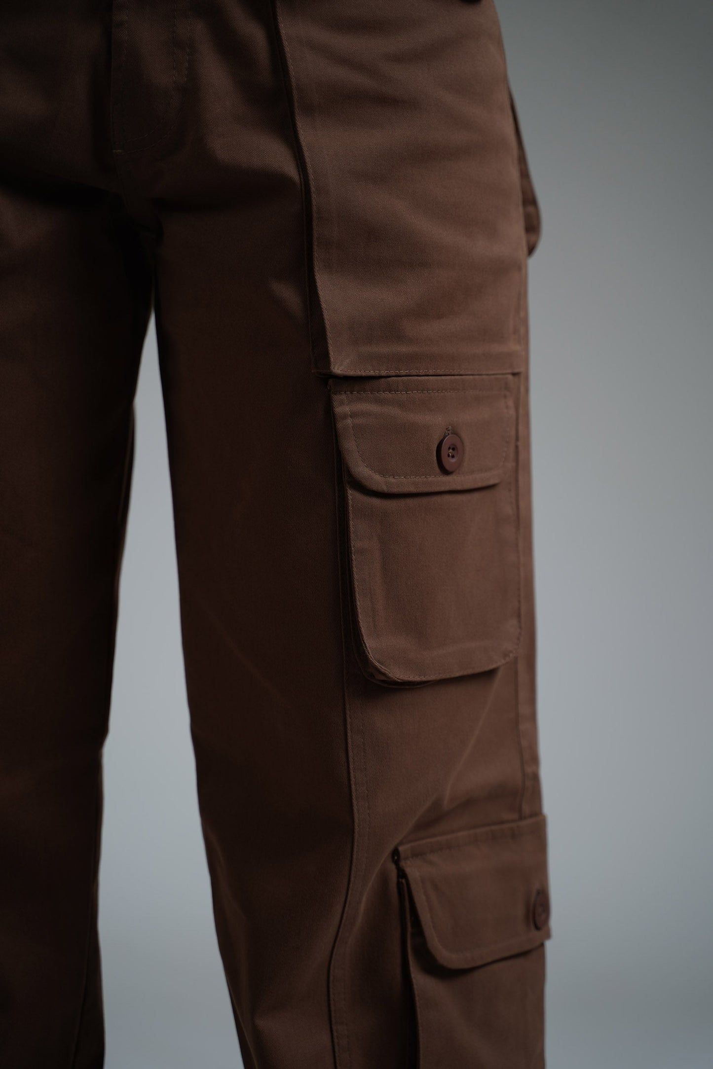 BROWN Pocket Cargo Pants