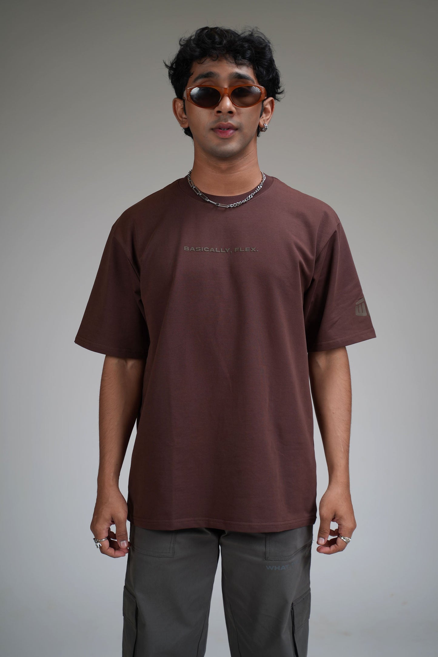 BASIC BROWN Heavyweight T-shirt