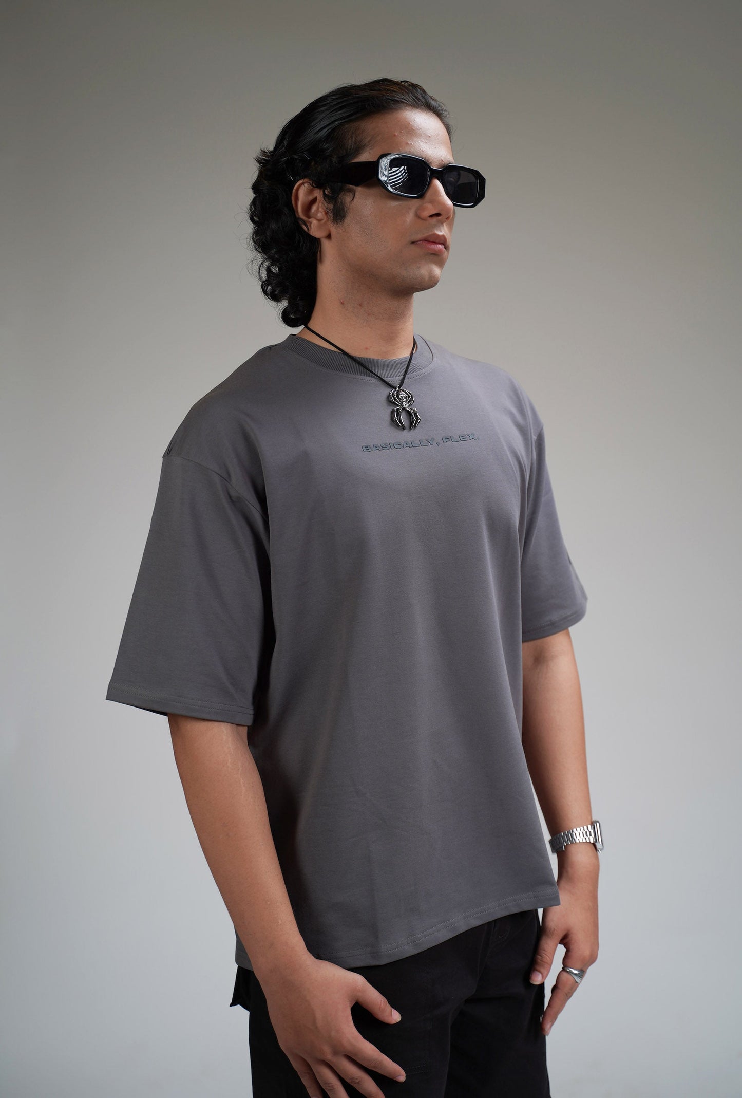 BASIC GREY Heavyweight T-shirt