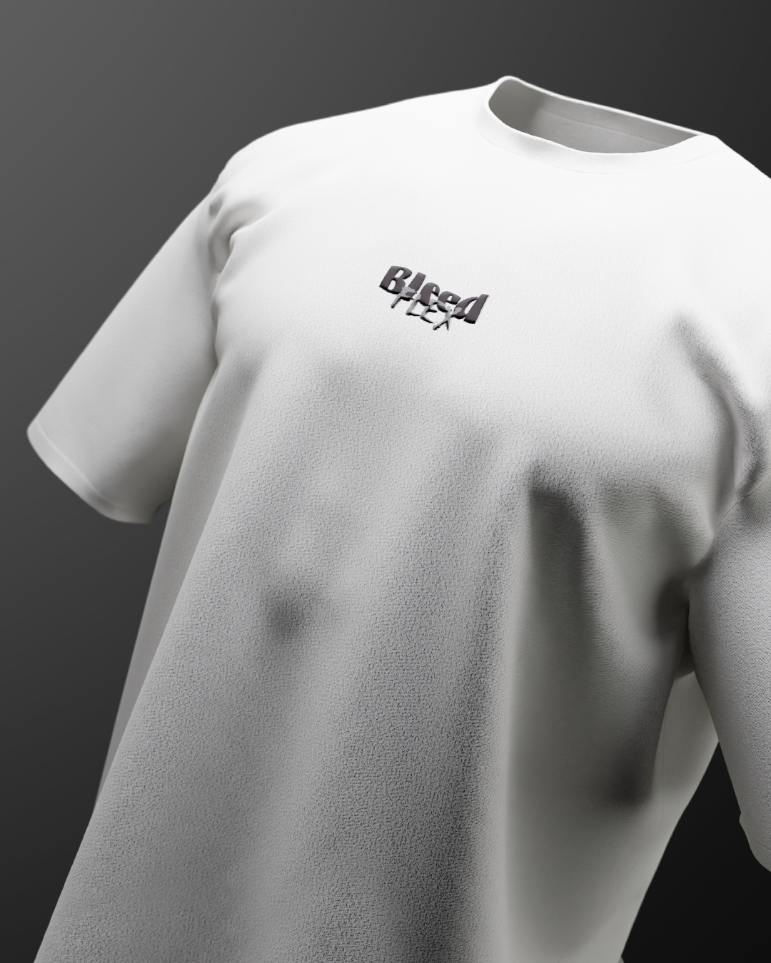 BLEED FLEX White Heavyweight T-shirt